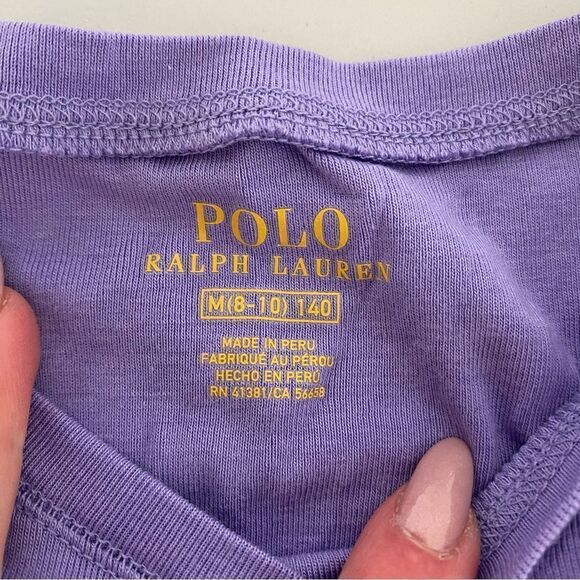 POLO RALPH LAUREN Purple Short Sleeve Tee - Picture 4 of 4